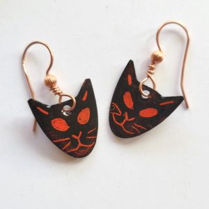 Product Image and Link for Hell Yes Wicked Kitty Earrings