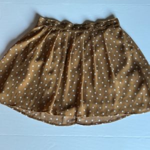 Product Image and Link for Women’s Old Navy Brown/White Polka Dot Skirt – Size M