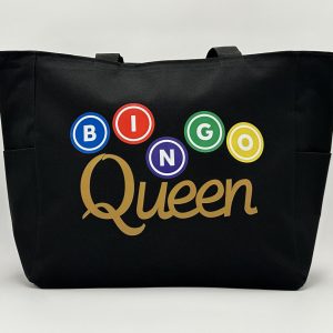 Product Image and Link for One-of-a-kind Essential Tote Bag BINGO Queen