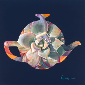 Product Image and Link for “SoCal Pot” Painting – Paper Print