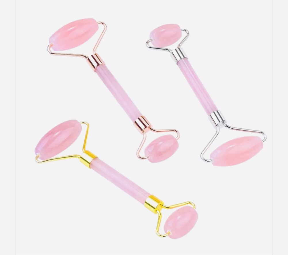 Natural Rose Quartz Roller California Shop Small