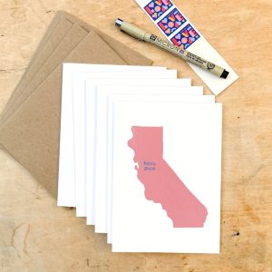 Product Image and Link for Bay Area California Happy Place Cards – Set of Six Cards
