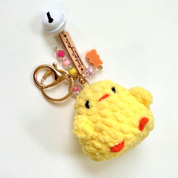 Product Image and Link for Mini Chick Crochet Plushie Keychain | Amigurumi |Gift