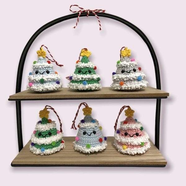 Product Image and Link for Handmade Crochet Christmas Tree Ornament