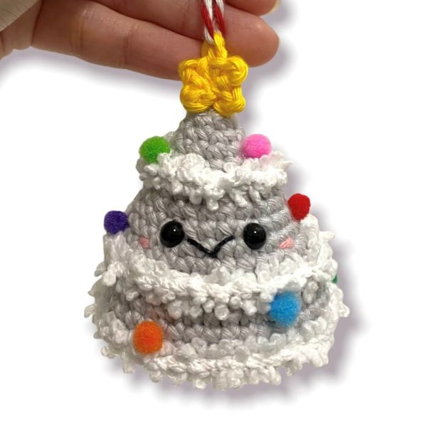 Product Image and Link for Handmade Crochet Christmas Tree Ornament