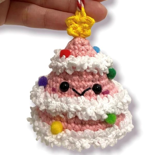 Product Image and Link for Handmade Crochet Christmas Tree Ornament