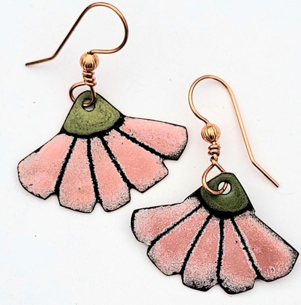 Product Image and Link for Peach Blossom Earrings