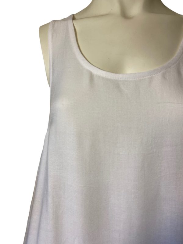 Product Image and Link for Sleeveless Round Neck Shirt with Side Slits