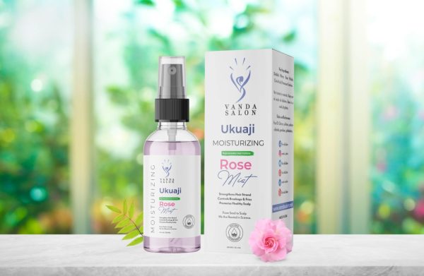 Product Image and Link for Ukuaji Rose Moisture Mist| By Vanda Salon Hair Loss Solutions