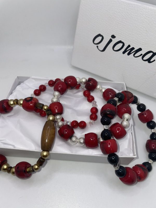 Product Image and Link for Fire & Desire Gemstone Bracelet Set