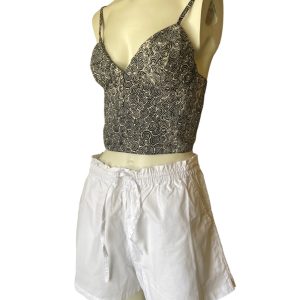 Product Image and Link for Woman- White Summer Shorts