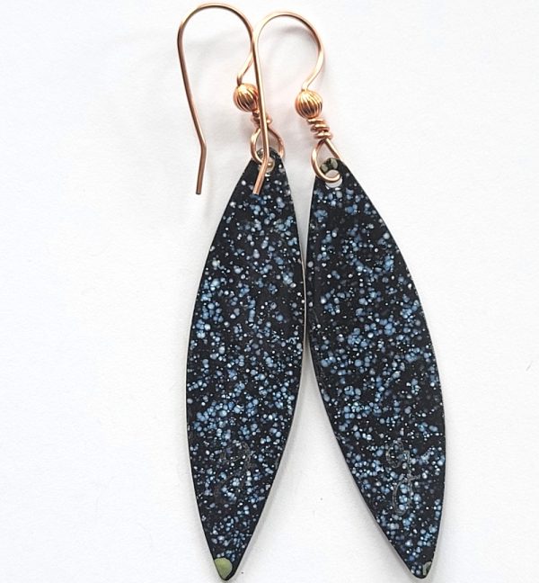 Product Image and Link for Black & White Shuteye Earrings