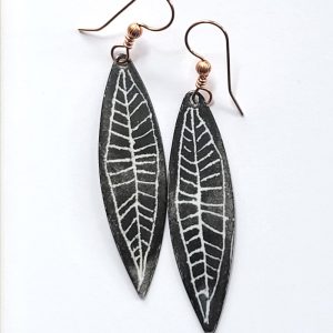 Product Image and Link for Black & White Shuteye Earrings