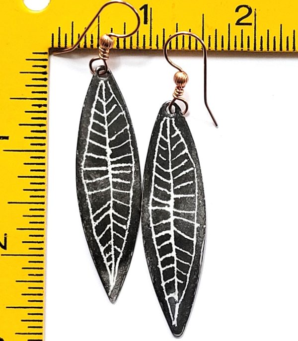 Product Image and Link for Black & White Shuteye Earrings