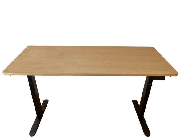 Product Image and Link for Wood Desktop with 2-Stage Frame