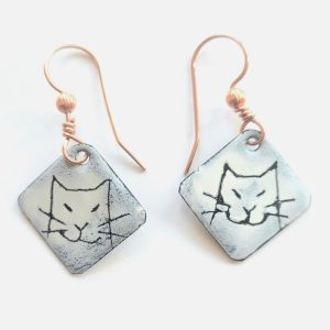 Product Image and Link for Wicked Kitty Earrings