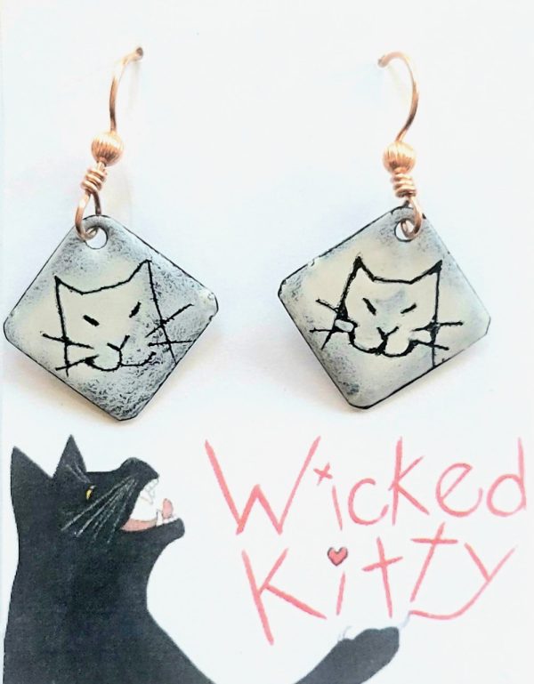 Product Image and Link for Wicked Kitty Earrings