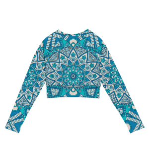 Product Image and Link for Crop Top Long-Sleeve, Mandala Design