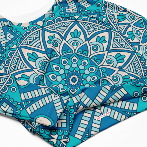 Product Image and Link for Crop Top Long-Sleeve, Mandala Design