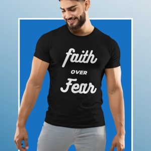 Product Image and Link for T-Shirt Heavy Cotton Unsex “Faith over Fear”