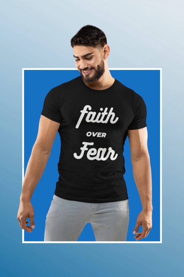 Product Image and Link for T-Shirt Heavy Cotton Unsex “Faith over Fear”