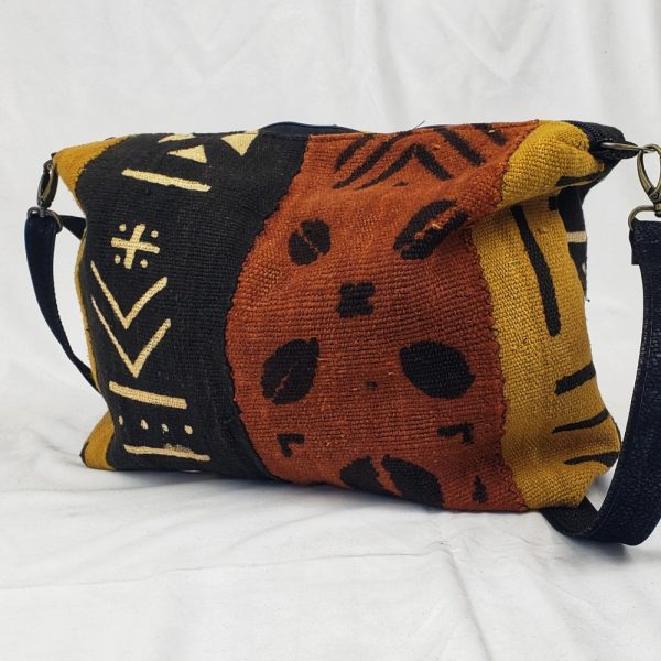 Product Image and Link for Mud Cloth Side Hussle Bag