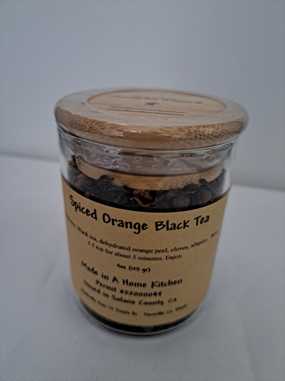 Spiced Orange Black Tea California Shop Small