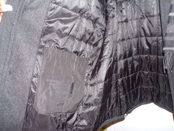 Product Image and Link for Dockers Men’s Dark Gray Wool Blend Top Coat & Scarf NWT Size XXL