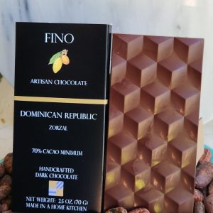 Product Image and Link for DARK CHOCOLATE BAR 70% CACAO DOMINICAN REPUBLIC ZORZAL