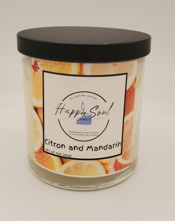 Product Image and Link for Citron and Mandarin 9 oz Soy Candle