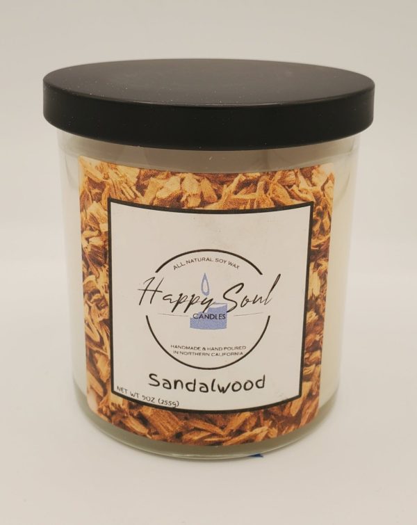 Product Image and Link for Sandalwood 9 oz Soy Candle