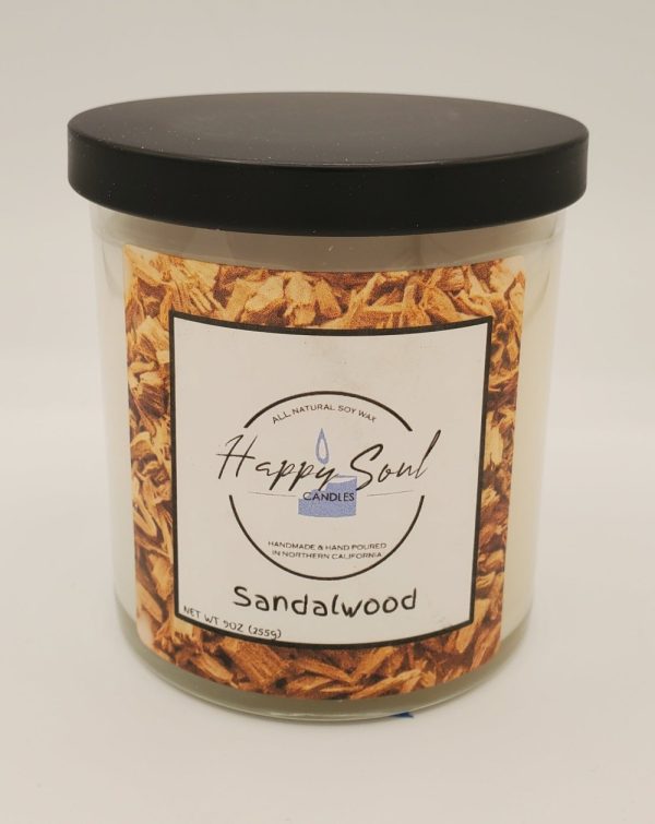 Product Image and Link for Sandalwood 9 oz Soy Candle