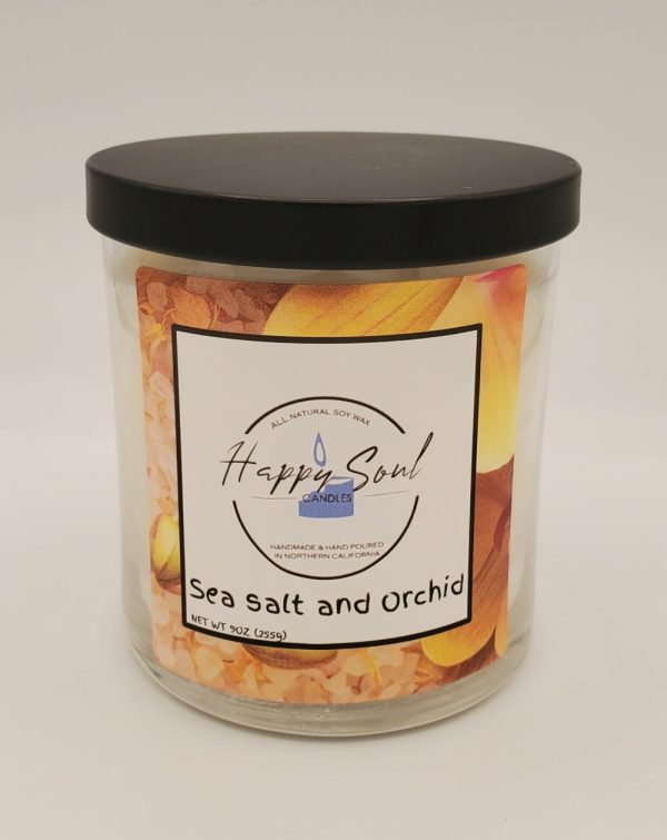 Product Image and Link for Sea Salt and Orchid 9 oz Soy Candle