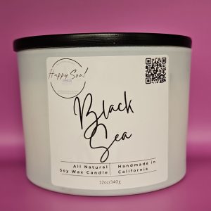 Product Image and Link for Black Sea 3-Wick Soy Candle (12oz)