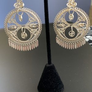 Product Image and Link for Sterling Silver handmade filigrana earrings