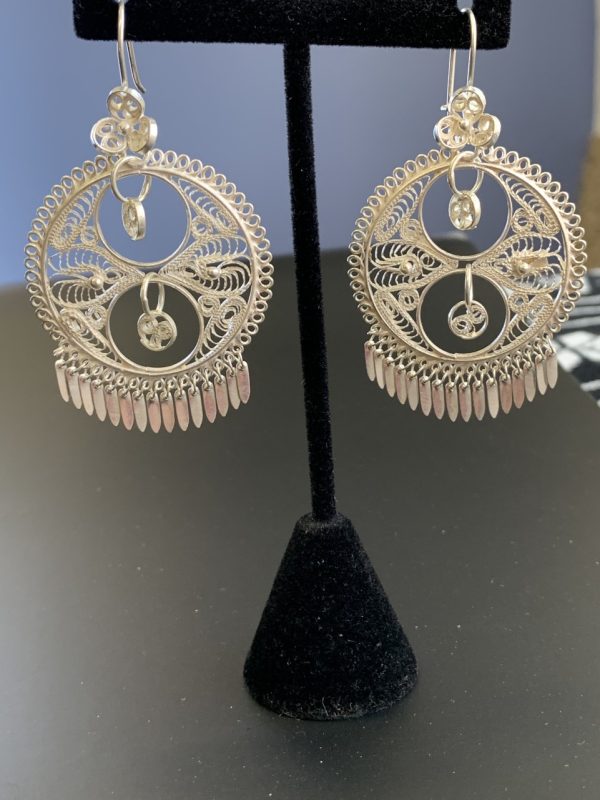Product Image and Link for Sterling Silver Mexican filigrana earrings