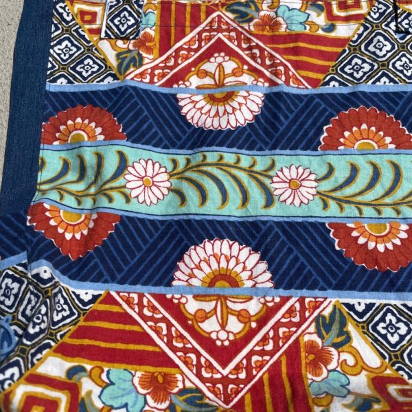 Product Image and Link for Floral Pattern Multicolor Denim Tote Sholder Summer Beach Bag