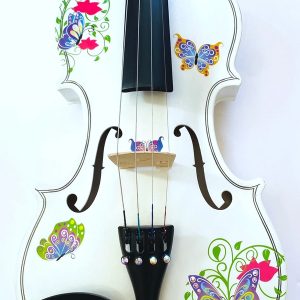 Product Image and Link for Violin White Bejeweled Outfit