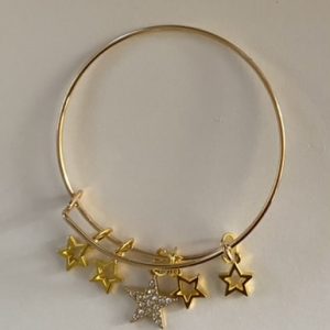 Product Image and Link for Shining Star Expandable Gold tone Bracelet for teen girl