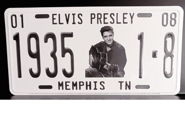 Product Image and Link for Elvis Presley License Plate