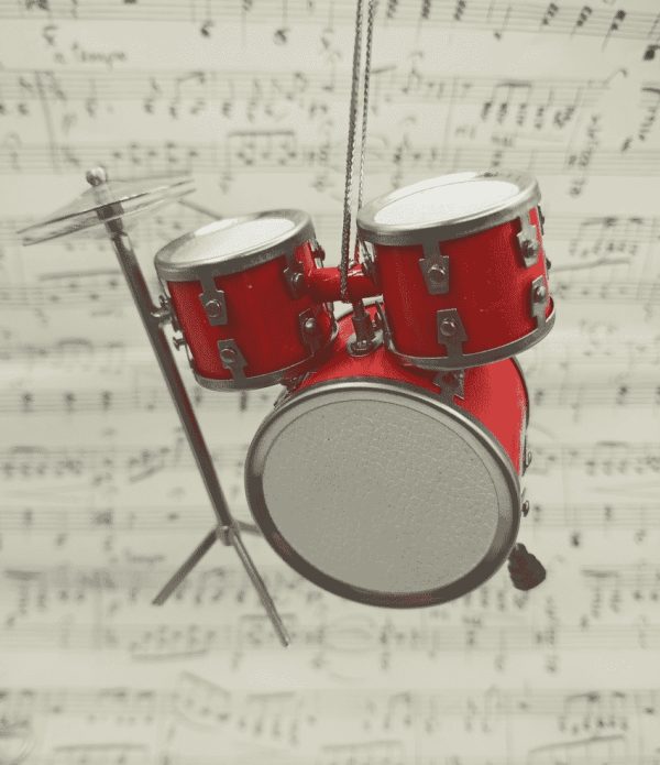 Product Image and Link for Red Drum Set Ornament