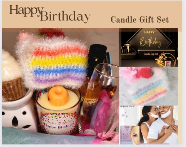 Product Image and Link for Happy Birthday Candle Gift Set
