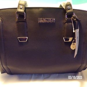 Product Image and Link for Brand New Black Kenneth Cole Reaction Purse Handbag Satchel New With Tags