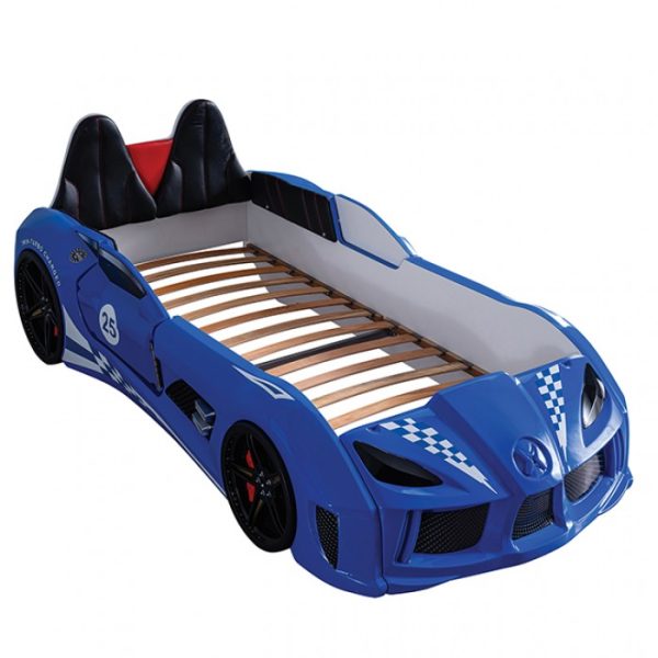 Product Image and Link for YOUTH BED- TRACKSTER BLUE