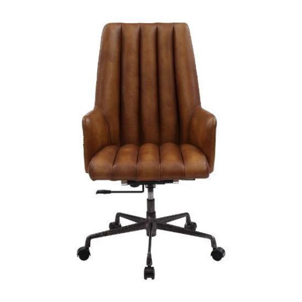 Product Image and Link for TOP GRAIN LEATHER AND ALUMINUM CHAIR – SALVOL