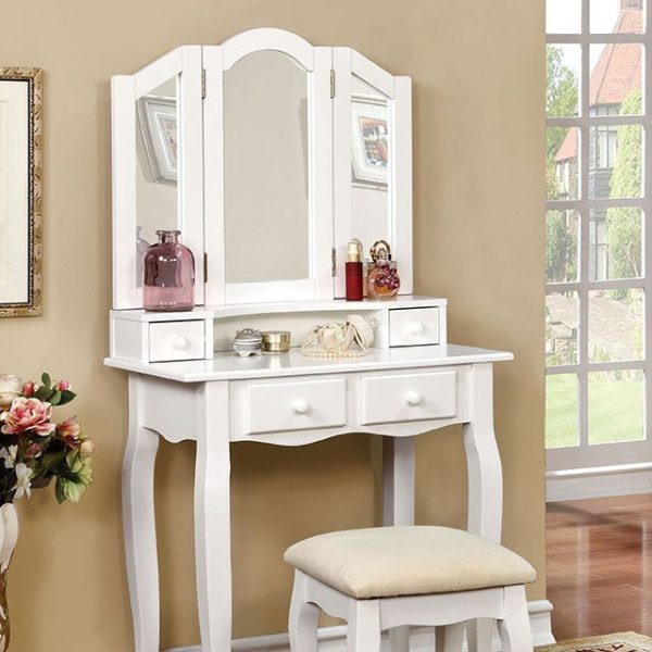 Product Image and Link for Janelle Vanity Set Pink