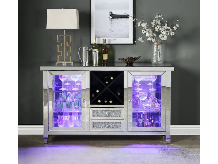 Lighted wine cabinet online