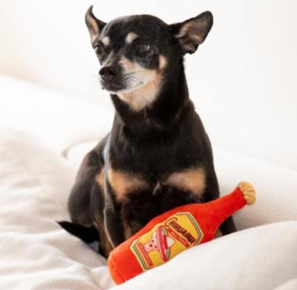 Product Image and Link for Chihuahua Hot Sauce Dog Toy