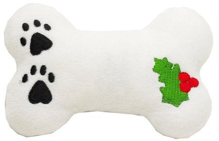 Product Image and Link for Christmas Dog Bone Toy