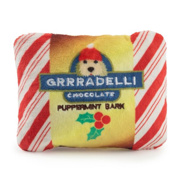 Product Image and Link for Grrradelli Puppermint Bark Dog Toy